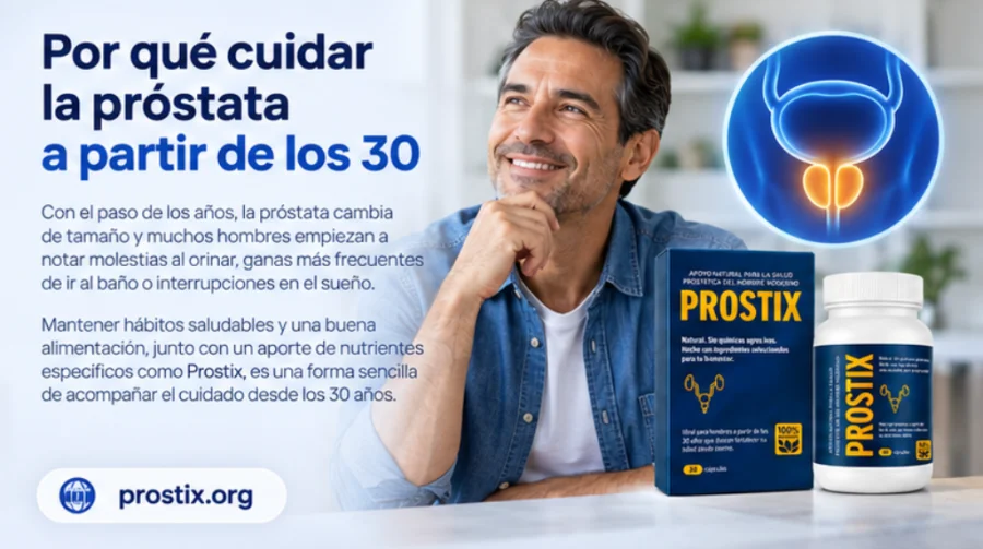 Prostix — cuidado de la salud prostática a partir de los 30 años