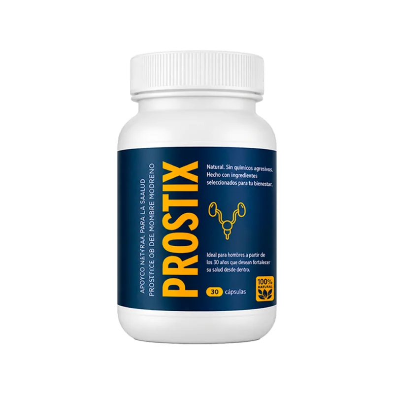Prostix — frasco de 30 cápsulas para la salud prostática